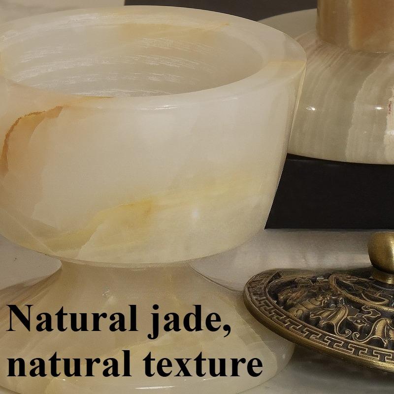 Light Luxury Candle Holder Aesthetic Art Design Jade Aromatherapy Candle Holders Modern Decoration Elegant Wedding Centerpieces