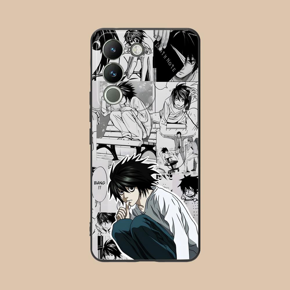 Death Note L Lawliet Mobile Phone Case for VIVO V60 V50 V40 V30 V29 V27 V25 V23 Pro Lite 5G Colorful Printing Cover Cover Pretty