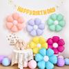 10pcs Flower Balloons Pink Rose Red Purple Flower Balloon Birthday Party Wedding Decorations