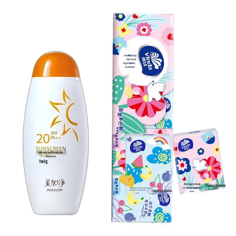 

Maxam Hydrating Sunscreen Lotion 100ml with Bonus Vinda Tissues