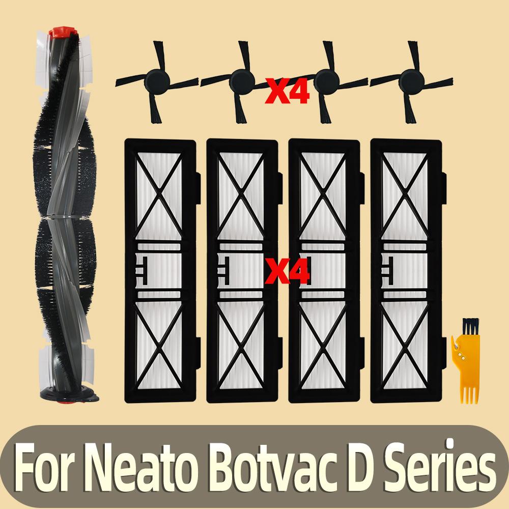 Compatible For Neato Botvac D Series D3 D4 D5 D6 D7 D9 D10 D70E D75 D80 D85  Vacuum Robot Cleaner Main Side Brush Filter Parts