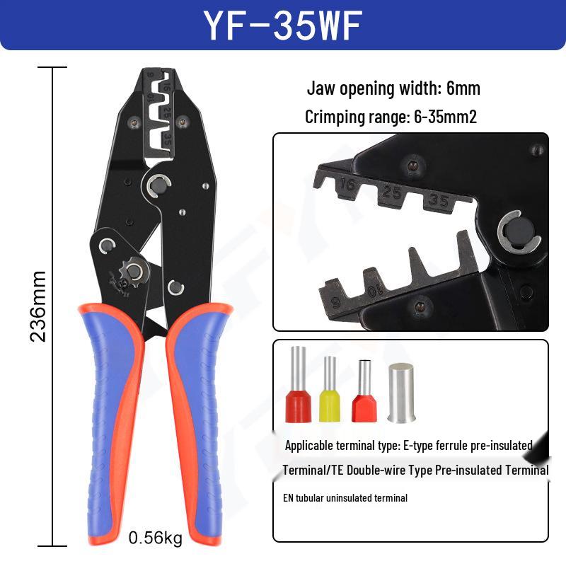 YF Series Cold Press Terminal Crimping Pliers for Copper Lug and Plug Terminal
