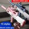 M416 Water Gun Electric Pistolet Shoot Toy Full Automatic Summer Shoot Beach Outdoor Fun Toy For Children Boys Girl Adults Gift