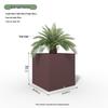 Square Fiberglass Garden Planter