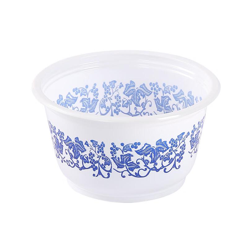 

OIMG Disposable Blue & White Porcelain Design Bowl Set