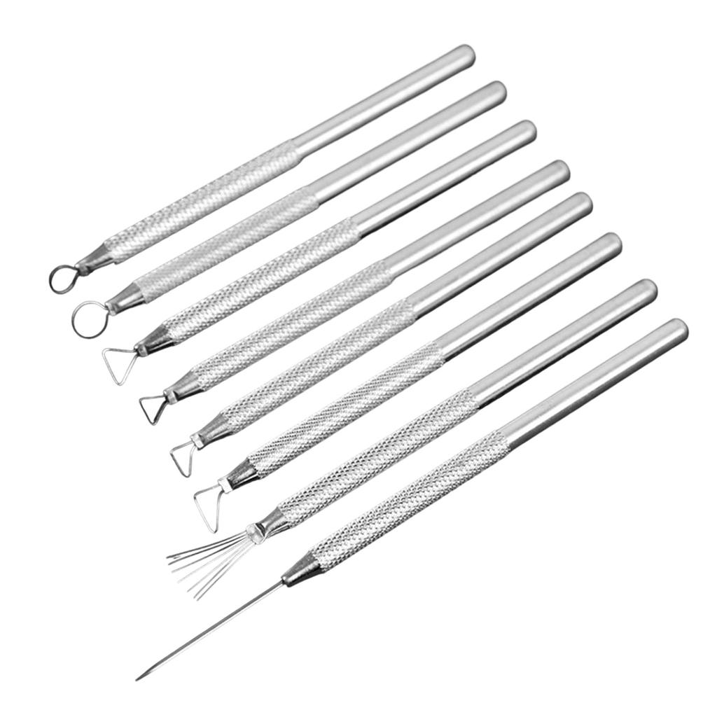 8Pcs Professional Pottery Clay Sculpting Tool Pottery Clay Wire Cutter Sculpting Tool Clay Pottery Carving Tool Ceramic