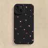 Colorful Small Love Heart Silicone Phone Case For Samsung Galaxy S25 S24 S23 Ultra S22 Plus S21 FE S20 A55 A54 A35 A15 Cover