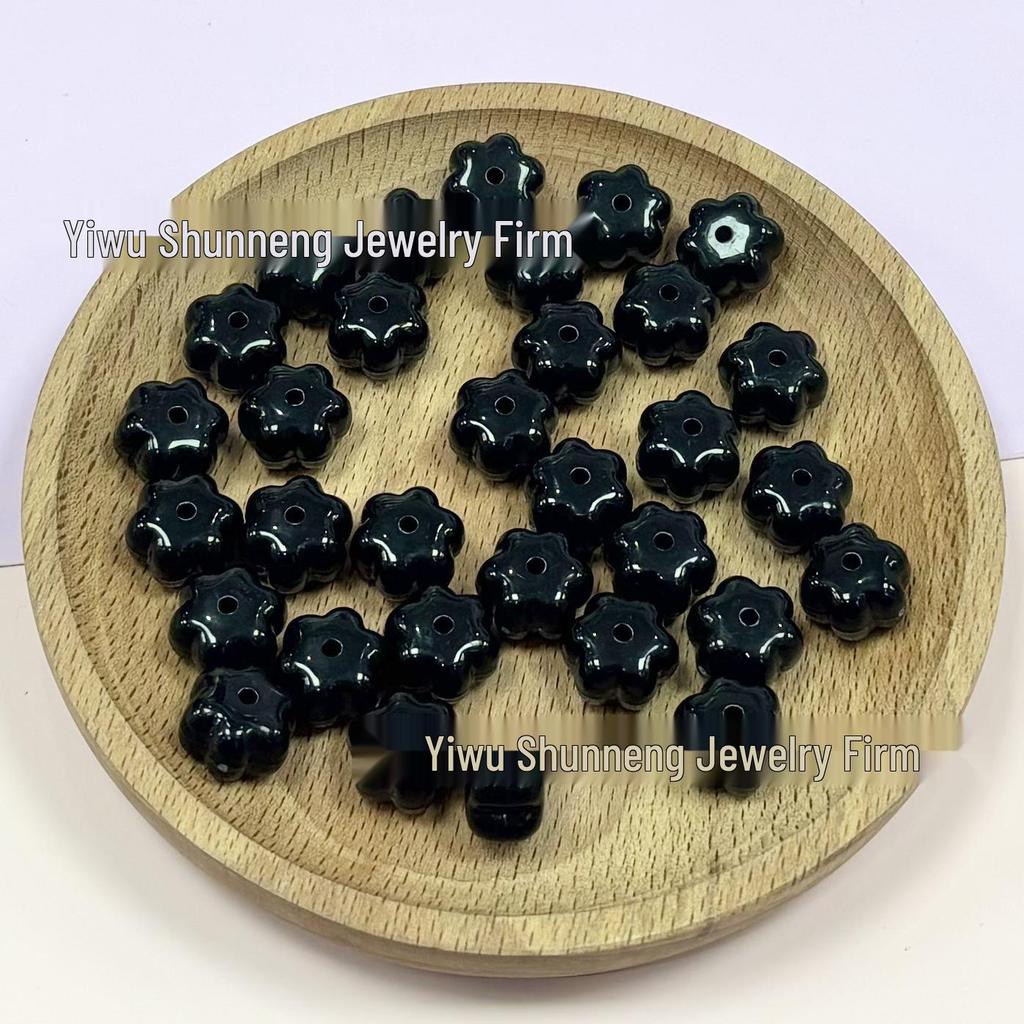 Acrylic Halloween Pumpkin and Flower Beads for DIY Bracelets and Phone Chains