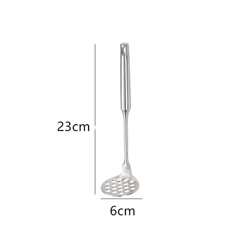 

Длинная ручка из нержавеющей стали 304, пресс для картофеля, ручная толкушка для тыквы, батата, овощной инструмент, кухонные принадлежности