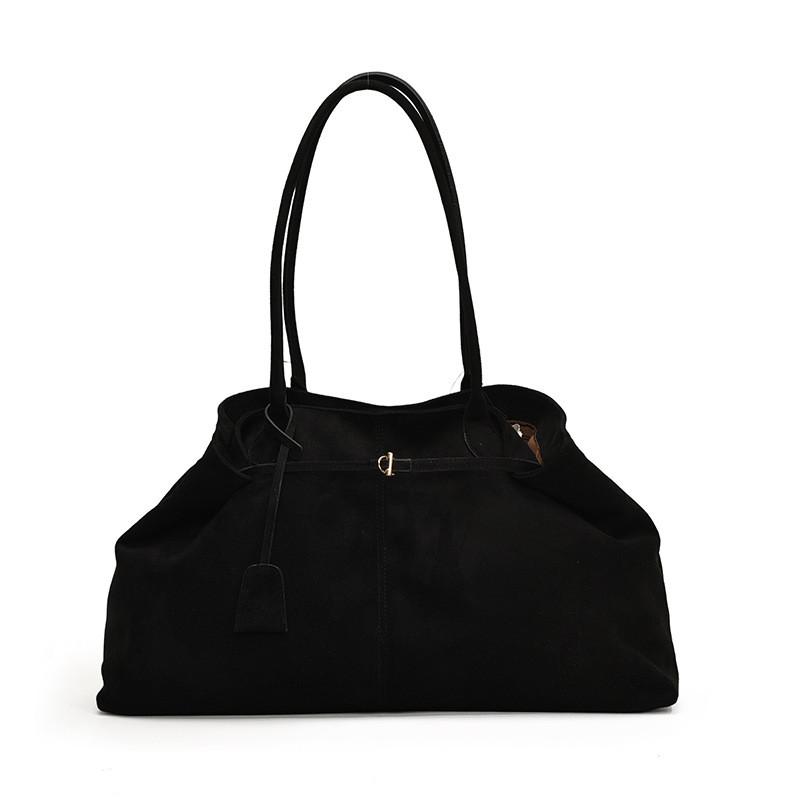 Urban Solid Color Large Capacity Women Casual Suede Tote Bag For Women For Daily Use