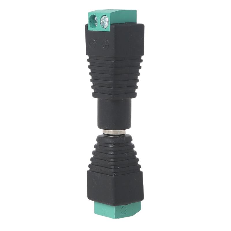 DC Power Jack Plug Adapter Connector 12V Male+Female 2.1x5.5mm DC Power Connector for CCTV Camera LED Strip Ligh