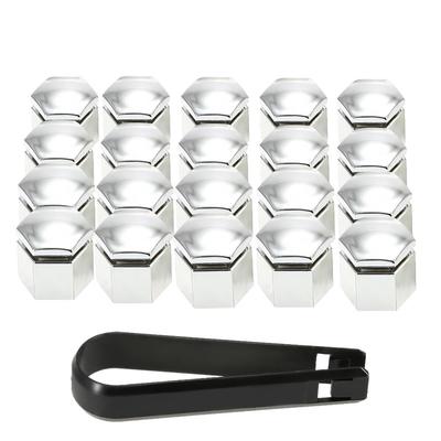 Vauxhall için 20 Adet 17mm Jant Somunu Kapağı Cıvata Kapağı Bir Set