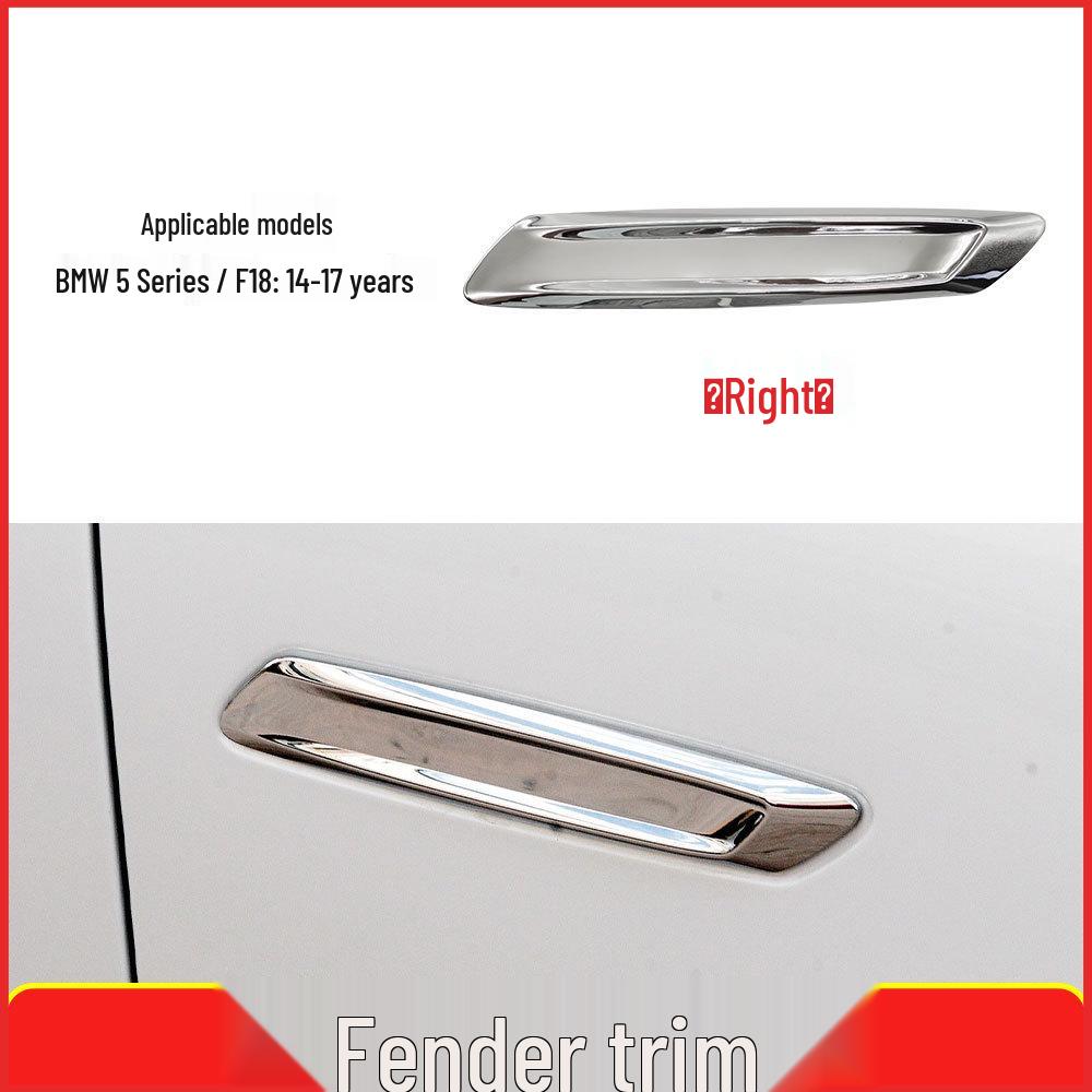 BMW 5 Series (2014-17) Electroplated Fender Trim Strip F10/F11