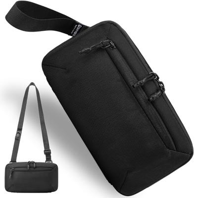 Urban Sling Mini Lightweight Shoulder Crossbody Multifunctional Crossbody Bicycle Waist Clutch Bag (Black) - Men's Small, Bag, Bag, Bag, Bag,