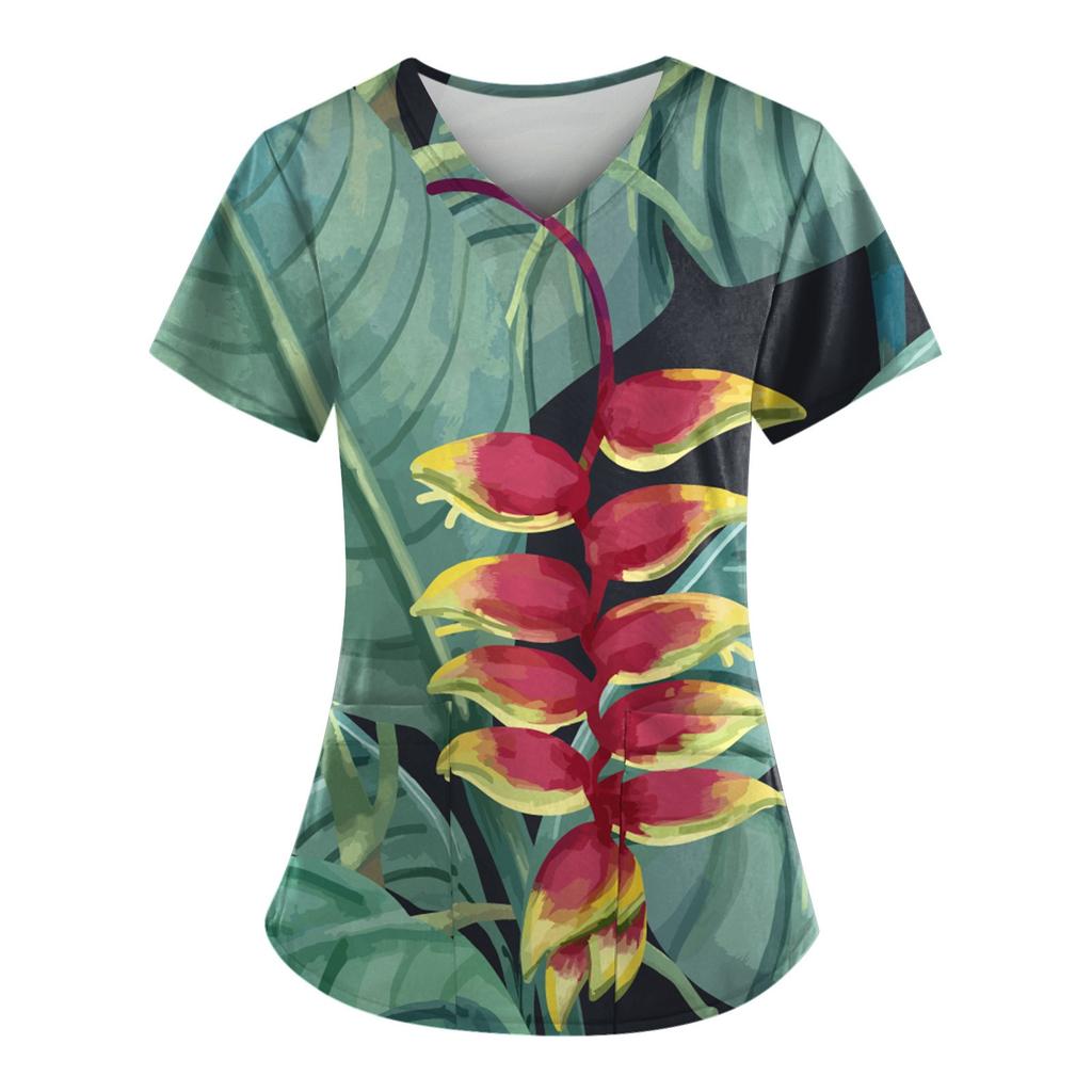 Summer Retro Leopard Print Women's Top Cute and Fun T-shirt
