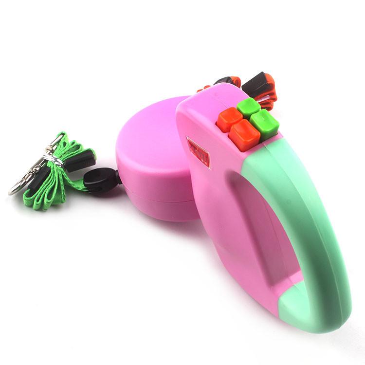 

Kuangjia Dual-Headed Retractable 360° Dog Leash 22cm*13cm розовый