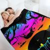 Sloth Rainbow Heart Throw Blanket christmas decoration Bed warm for winter Picnic Blankets
