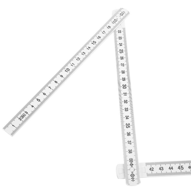 2 Stück 2m Klappbarer Zimmermanns-Zollstock Leicht Kompakt Messstab Holzbearbeitungswerkzeug