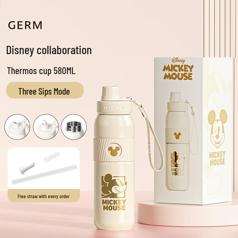 Germ Co-branded Mickey Insulated Sports Water Bottle