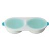 Microwave Egg Cooker Food Grade PP Removable Drain Basket Egg Cooker for Microwave Boiled EggsBlue