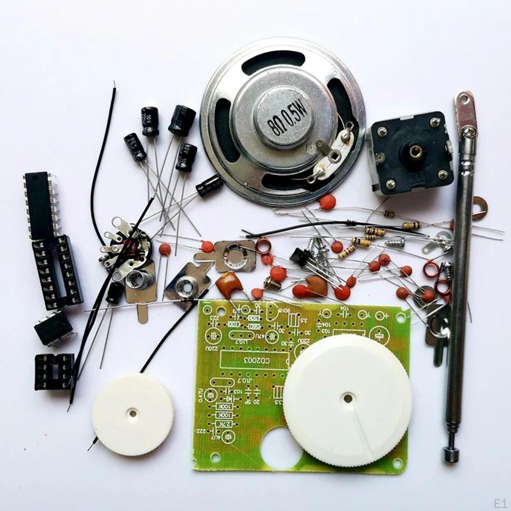 FM Radio Electronic DIY Kit,Practice,Practical Educational for Soldering Teaching Assemble Set