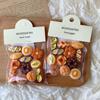 French Alkaline Water Bread Magnet Mini Simulation European Food Refrigerator Sticker Baking Memo Sticker Magnet Decoration