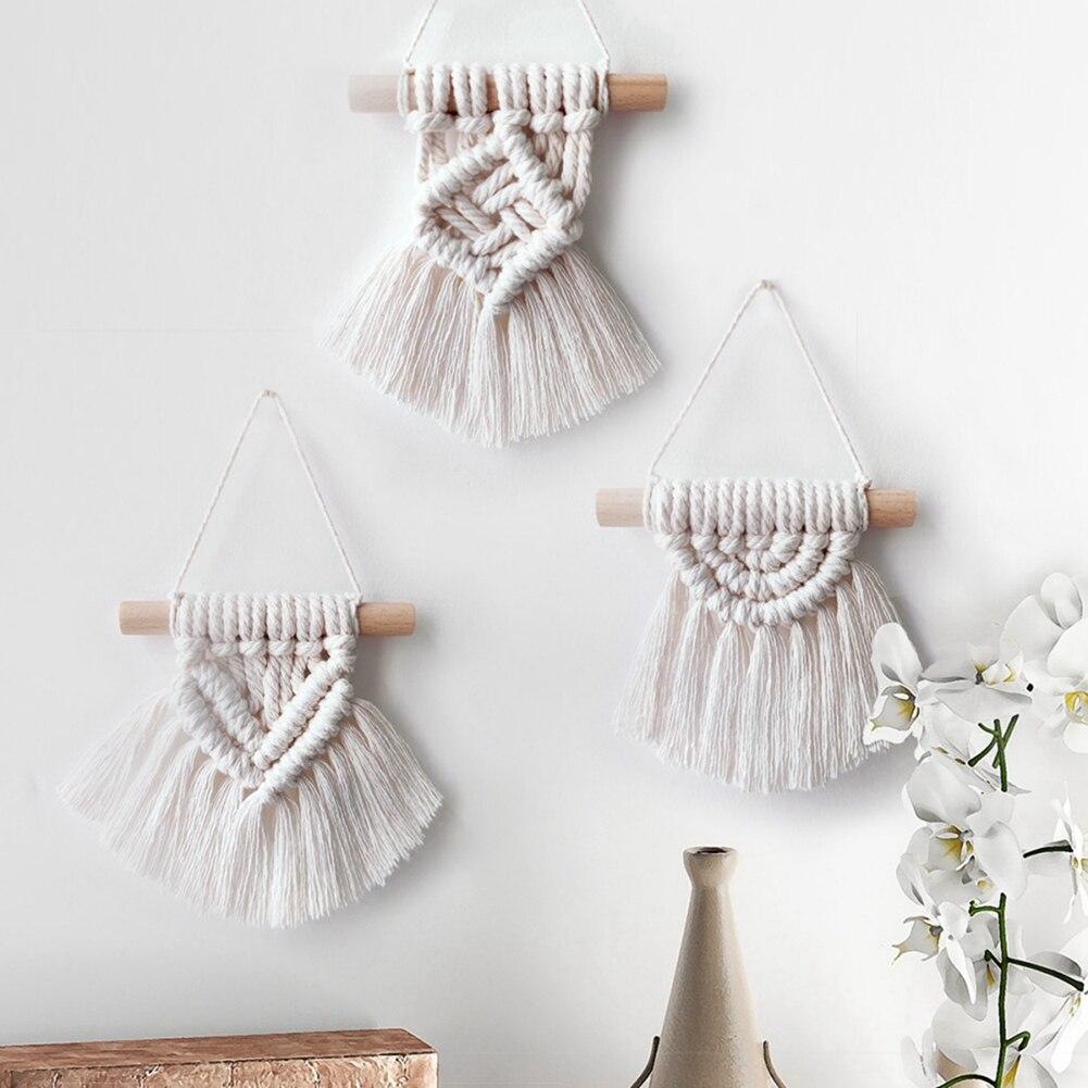 Macrame Wall Hanging Handmade for Nursery Apartment Bedroom Living Room