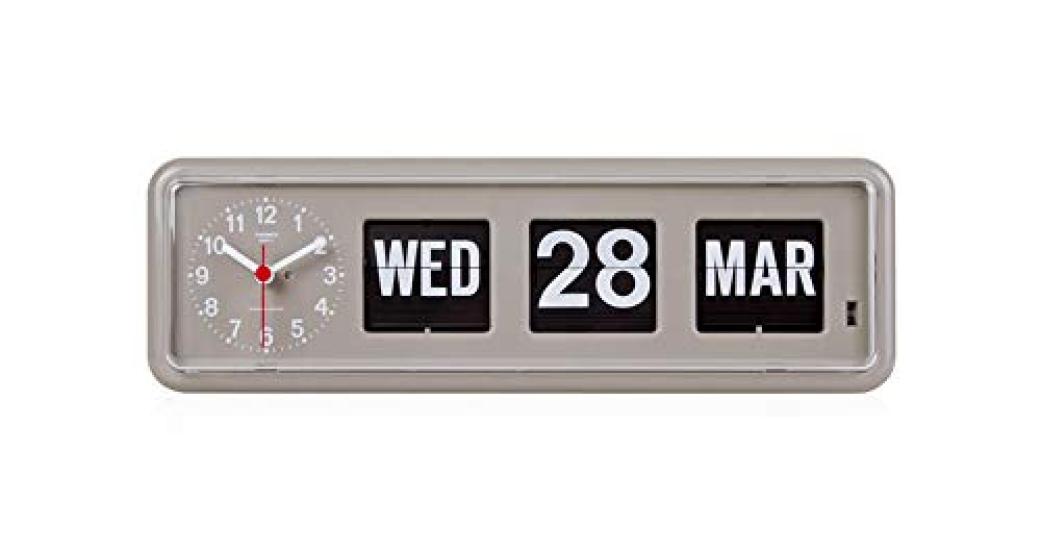 

ГОДИННИК TWEMCO СІРИЙ BQ-38 НАСТІННИЙ&НАСТІЛЬНИЙ сірий колір