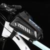 New Bicycle Bag, Bicycle Front Beam Bag, Hard Case Waterproof Mobile Phone Touch Screen Saddle Bag