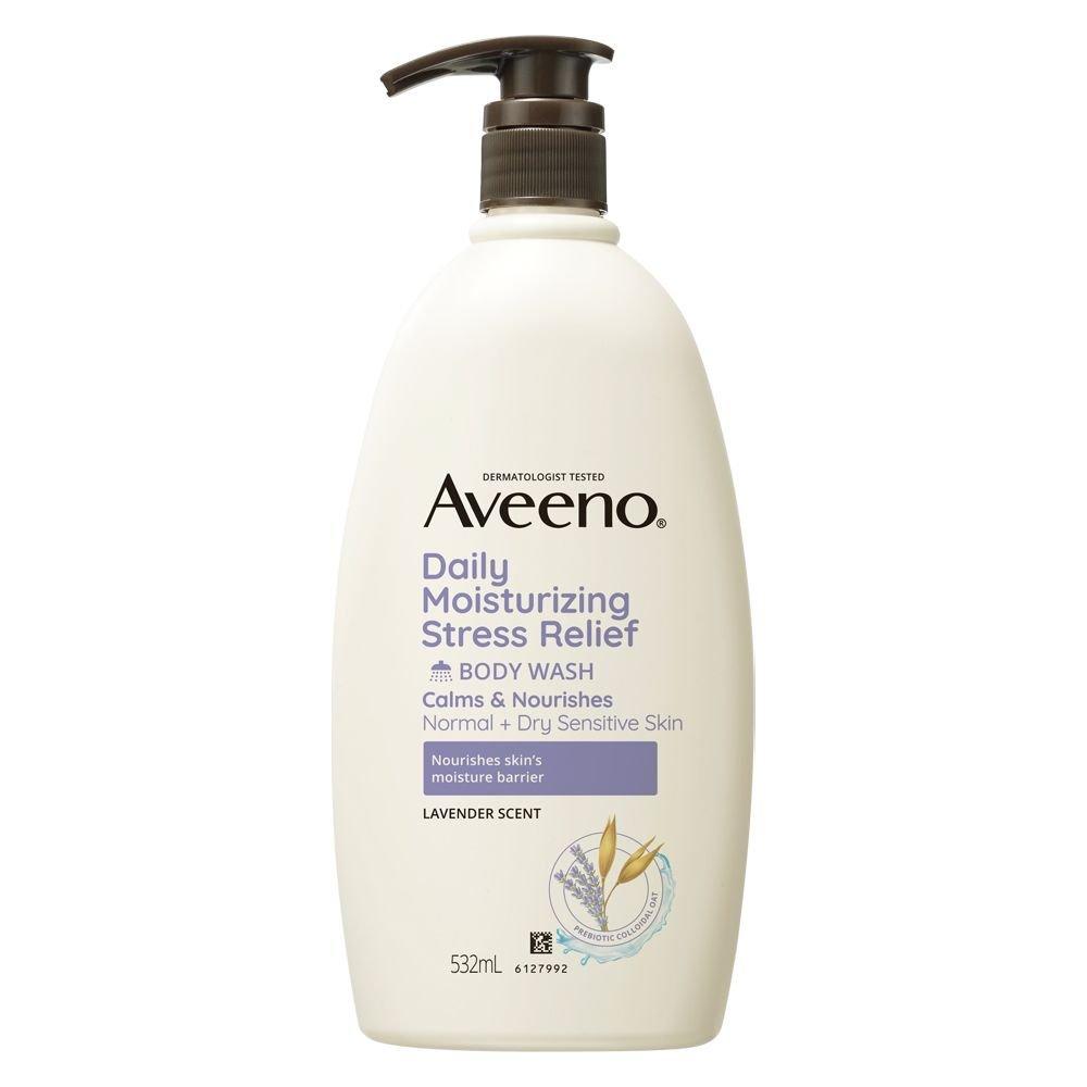 Aveeno Daily Moisturizing Stress Relief Body Wash 532ml new