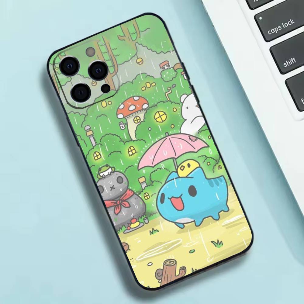 Cute B-Bugcat Capoo Phone Case Silicone Soft For IPhone 17 16 15 14 13 12 11 X XR Plus Pro Max Plus