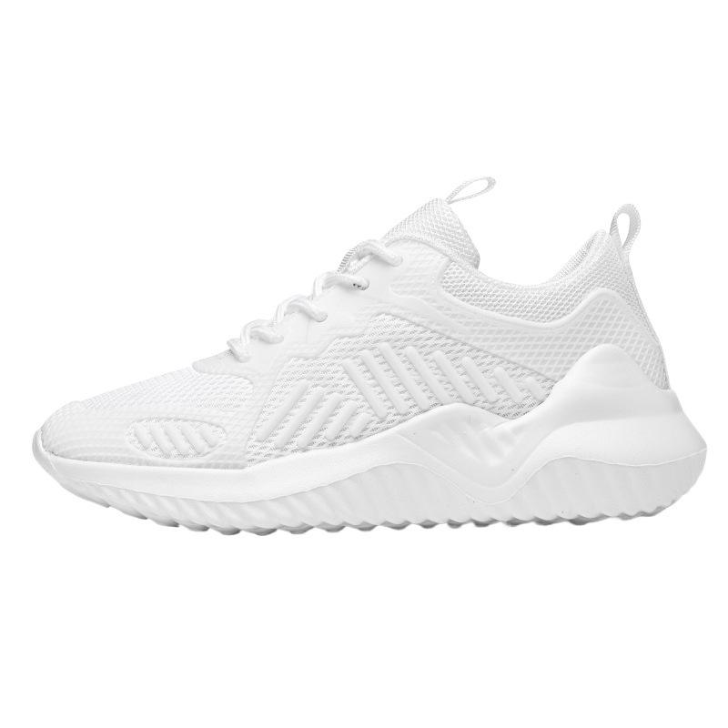 2025 fly-woven sports shoes men's autumn velvet breathable casual running men's shoes summer white light shoes children