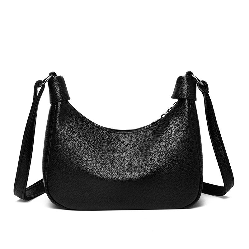 Fashionable Women's Crossbody Bag, Casual Retro Shoulder Bag, Soft Leather Texture, Women's Fashionable Simplicity, European Trend Retro