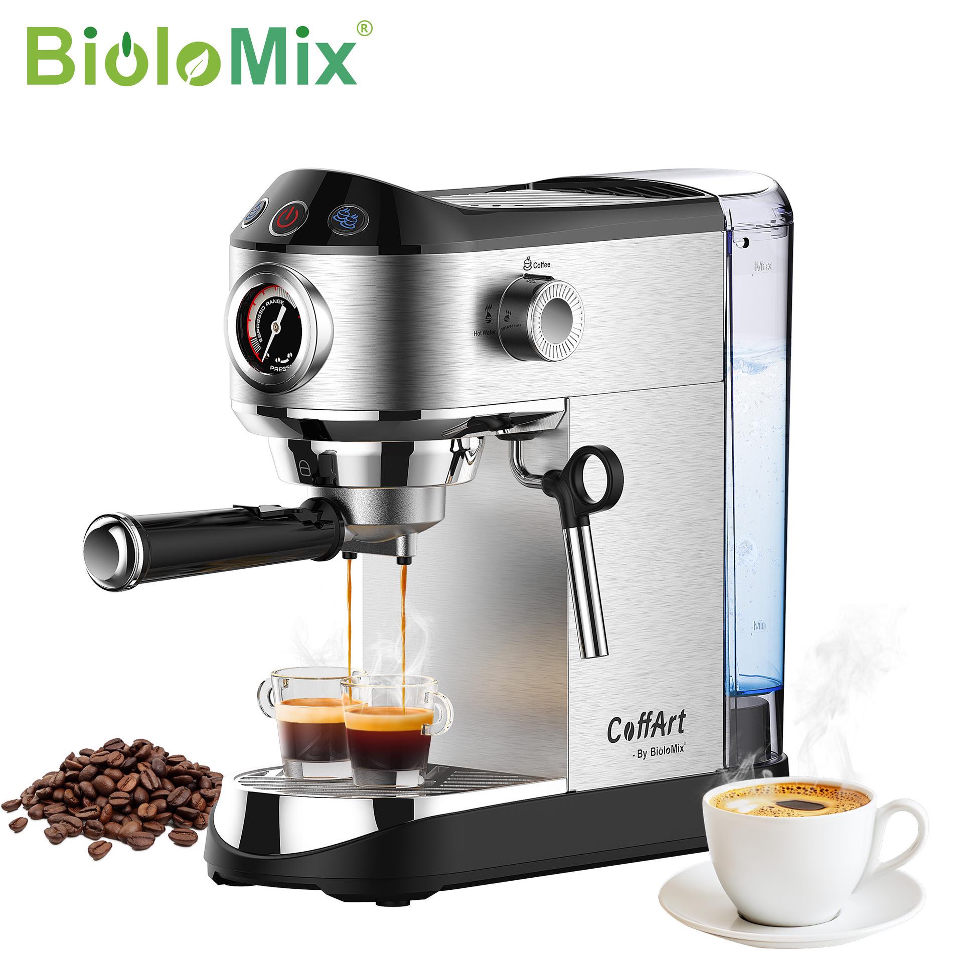 20-Bar Italian Espresso Machine with Pressure