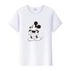 Vintage Unisex Cartoon Tshirt Mickey Mouse Tops Graphic Clothes Summer Blouses Short Sleeve T-shirt White Tees
