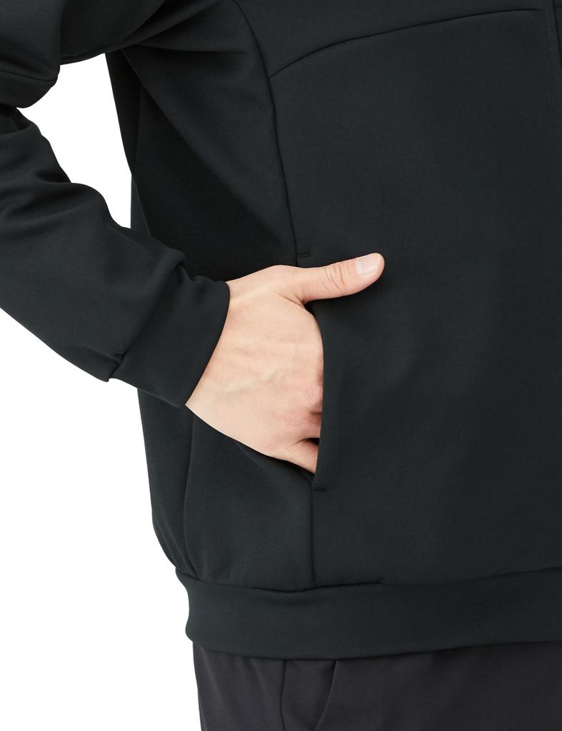 DESCENTE Full Zip Hoodie BK O S.F.TECH