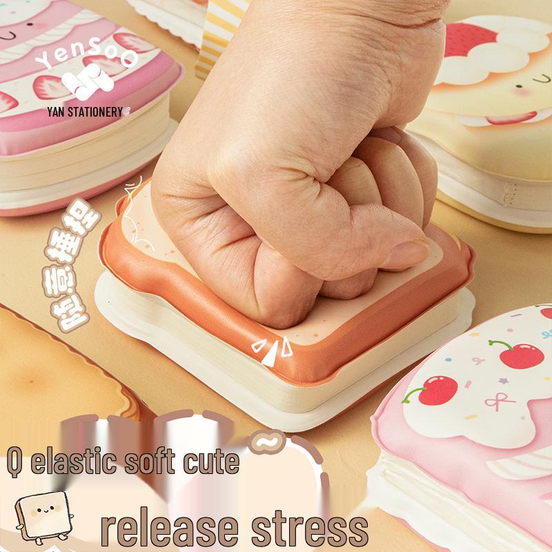 Squishy Cartoon Stress-Relief Memo Pad for Kids