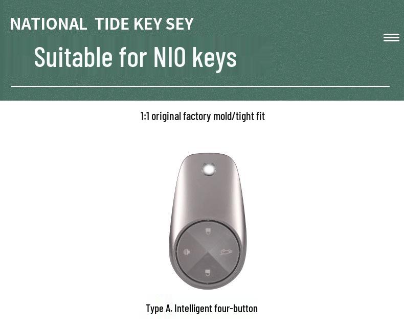 Personalized Key Case for NIO ES8, ES6/EC6 - Gender-Neutral Future Key Holder
