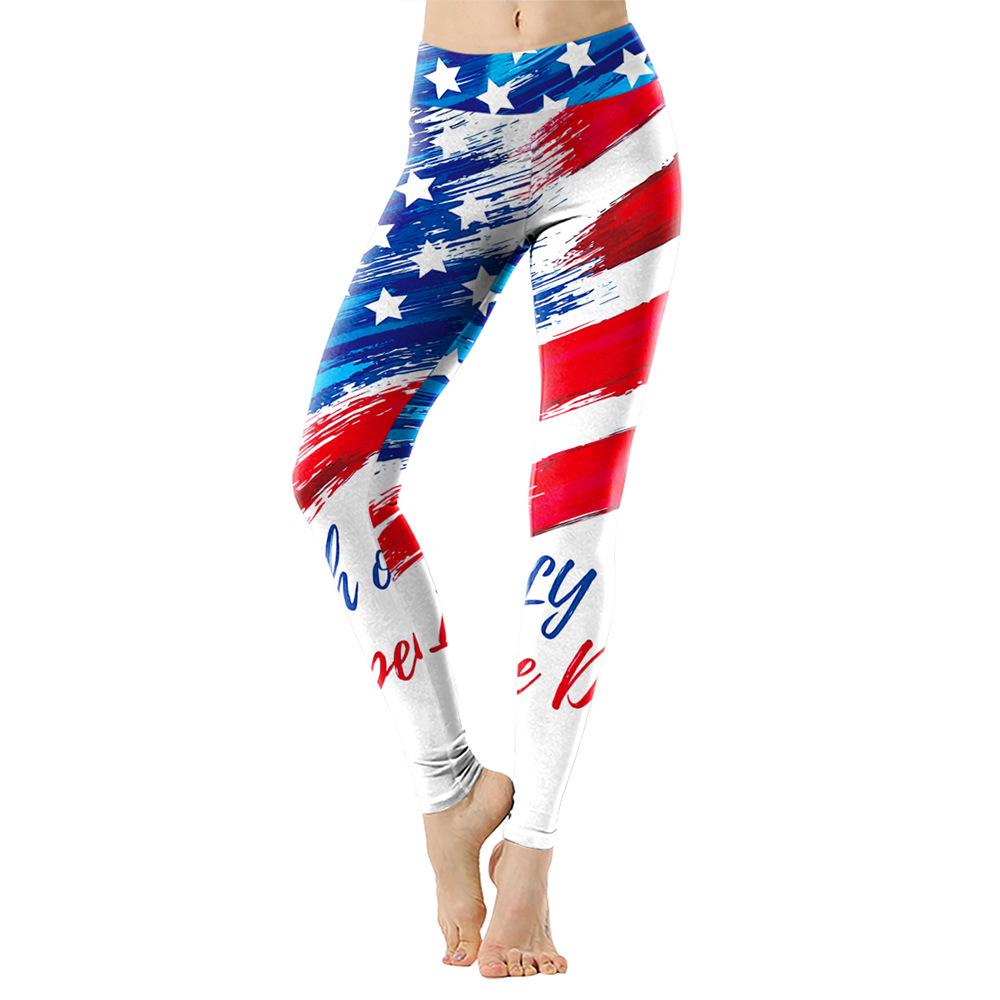 

2026 Independence Day Women s Fitness Running Tights - Outdoor Sportswear Large