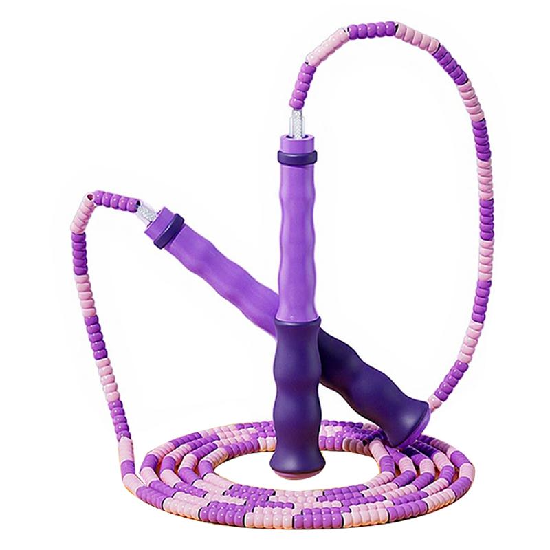 

Adjustable Bamboo Jump Rope for Kids 2.8m Length Adjustable Training Equipment PVC Cord