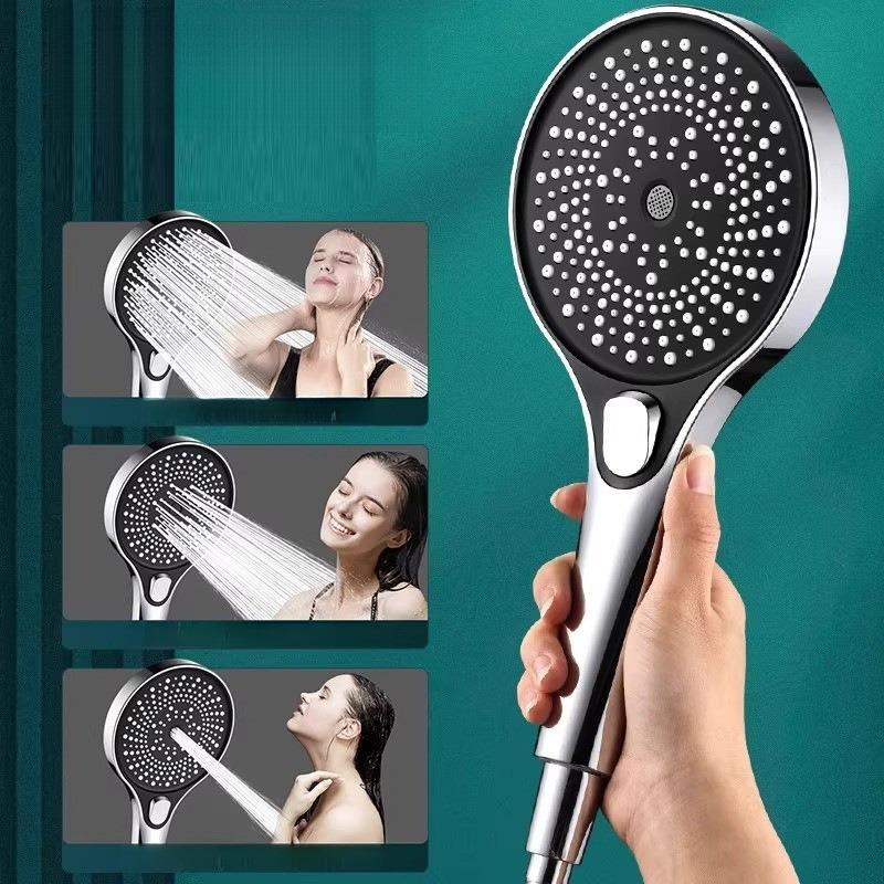 High-Pressure Handheld Shower Head Set with Super Strong Pressure and Large Water Flow Bathing Hand Shower Head