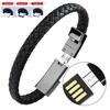 2.5A Mobile Phone Data Cable Braided Sports Bracelet USB Charger Cable Quick Charge Fast For iPhone Micro USB Type C Cable Samsung Huawei Xiaomi Redmi