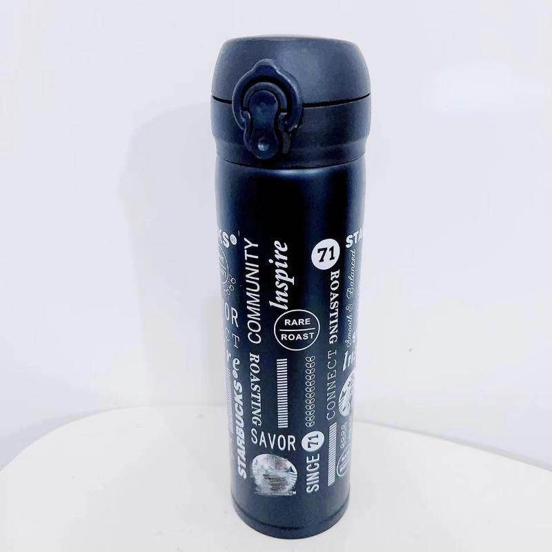Edelstahl Kaffeetasse Thermobecher 500ml Vakuumflaschen Tragbare Edelstahl Thermoskanne Wasserflasche Reise Teebecher Büro Thermobecher