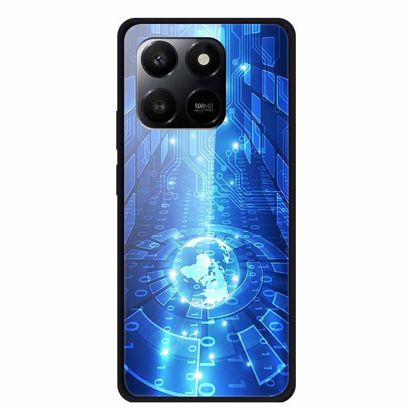 Glass Case For Honor X7d Play 10T 5G Case Soft Bumper Hard Tempered Glass Back Cover For Honor 400 Smart 2025 Phone Cases Fundas