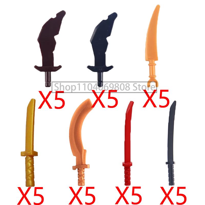 MOC Military Building Blocks Medieval Soldiers Knight Figures Weapons Accessories Witc Hat Helmet Shield Spear DIY Brick Toy T10