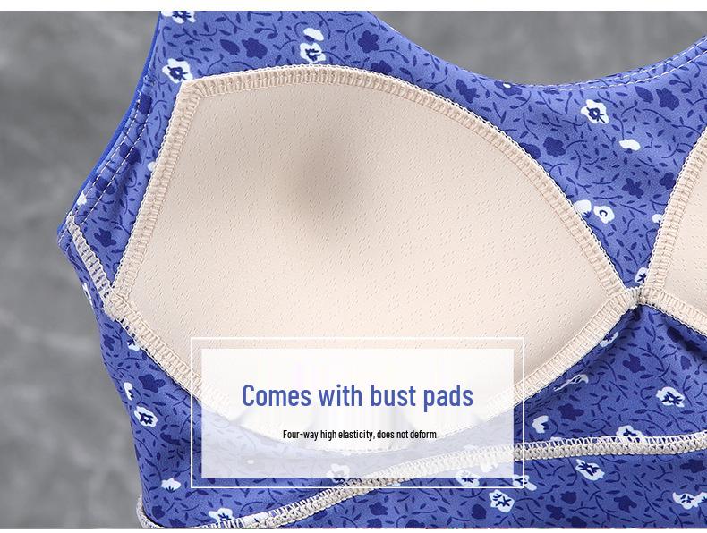 Lulu Shockproof Anti-Sagging Sports Bra - Women's High-Intensity Yoga & Fitness Vest