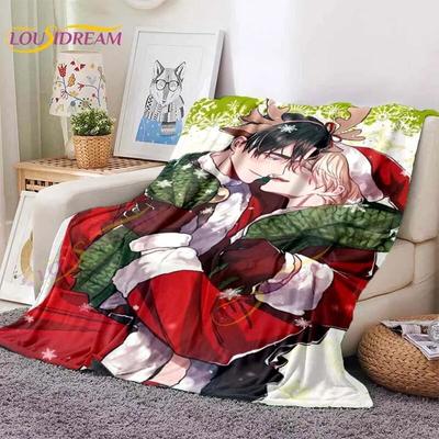 LoveUnholyc koc RPG koc Princess Connect koc gra Anime flanelowy koc na kanapa z funkcją spania podróżny koc świąteczny