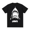 Jaws Vintage Tshirt Amity Island Welcomes You Shark fin Movie Cotton Men T shirt New Tee Tshirt Womens Tops