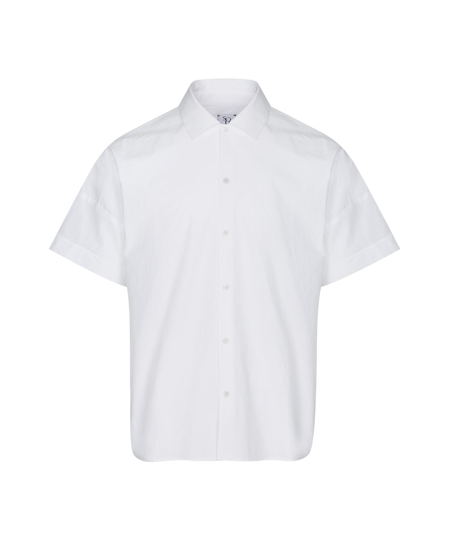 Soru Oversized Short Sleeve Shirt_White L