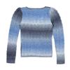 Pull maille ajourée melodie col carré dégradé Femme LA PETITE ETOILE